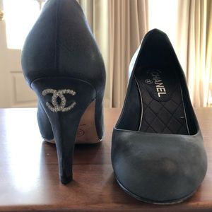 Chanel CC Heel Pumps